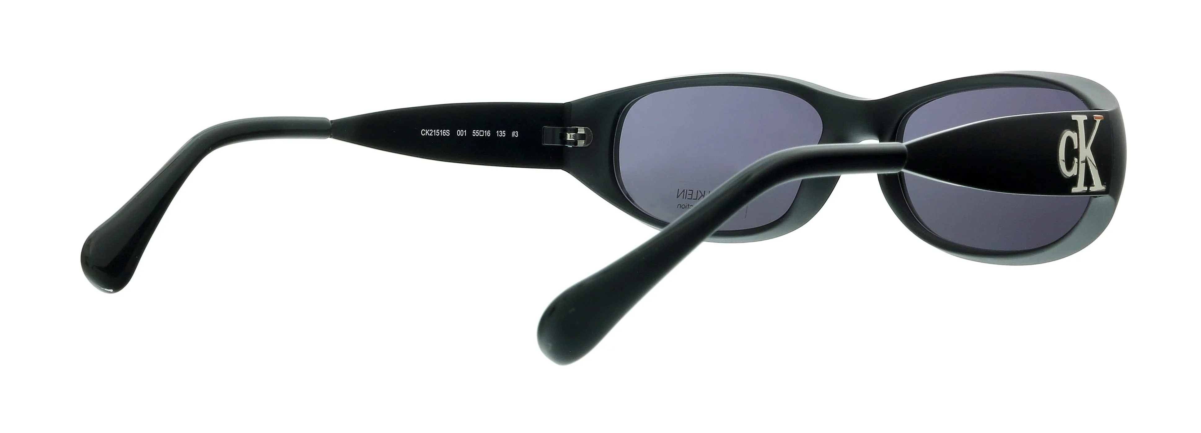 Calvin Klein CK21516S 001 Black Oval Sunglasses