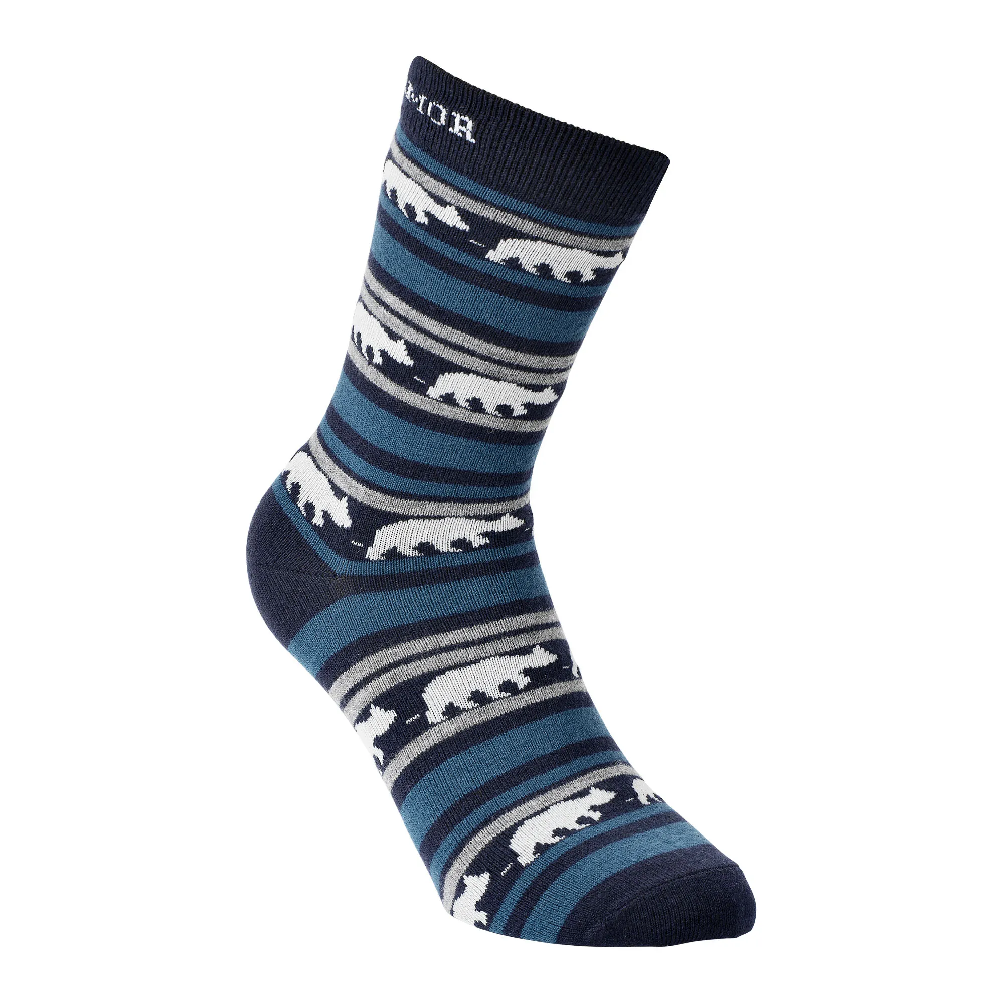 Gridarmor Striped Merino Socks Indian Teal | Buy Gridarmor Striped Merino Socks Indian Teal here | Outnorth