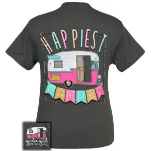 HAPPIEST CAMPER CHARCOAL SHIRT
