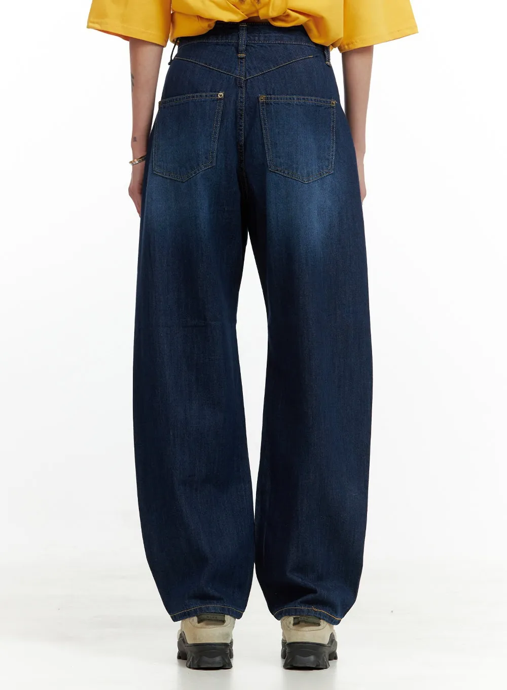 Low Rise Loose fit Baggy Jeans CU417