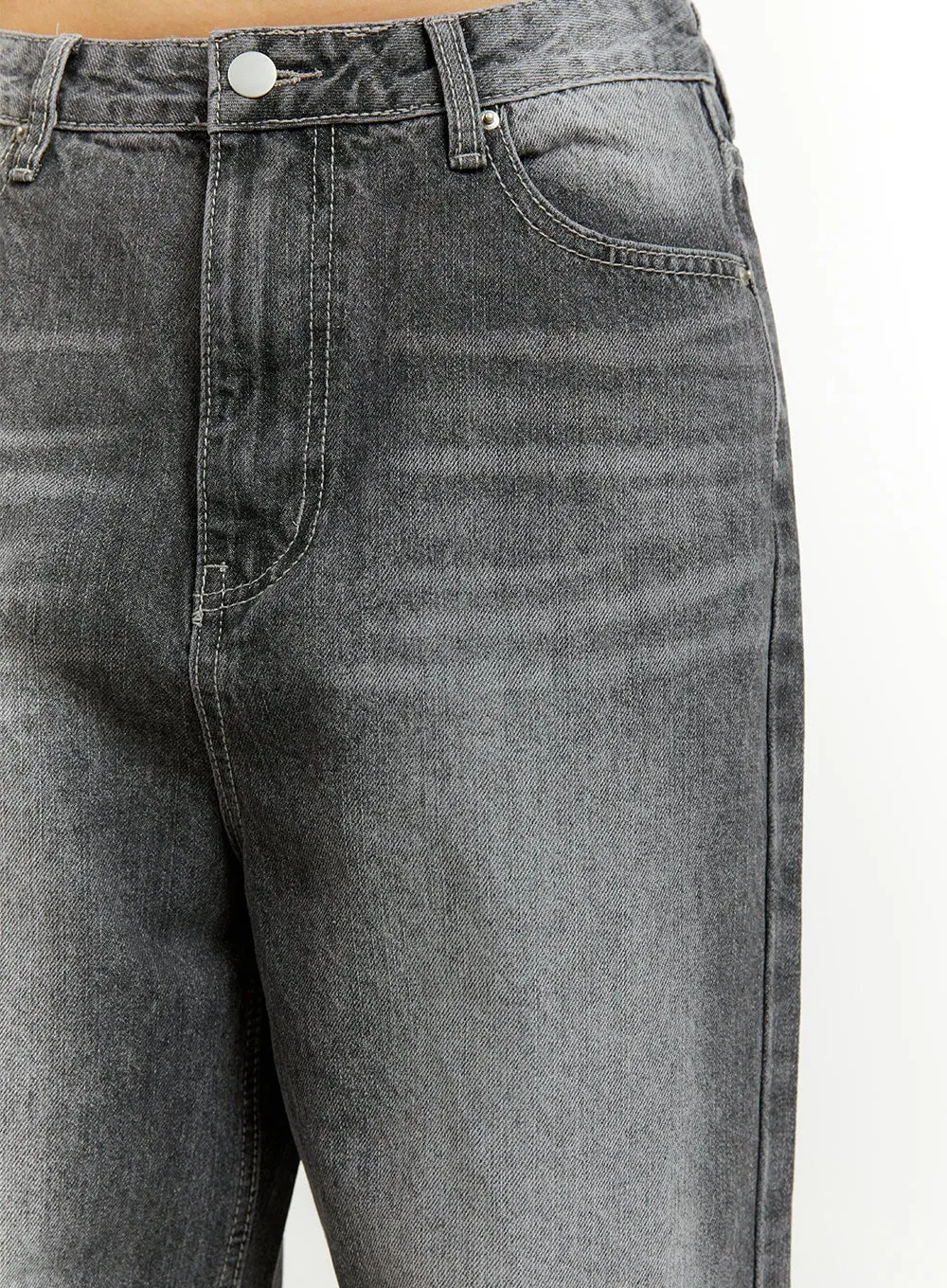 Low Rise Loose Fit Baggy Jeans CU421