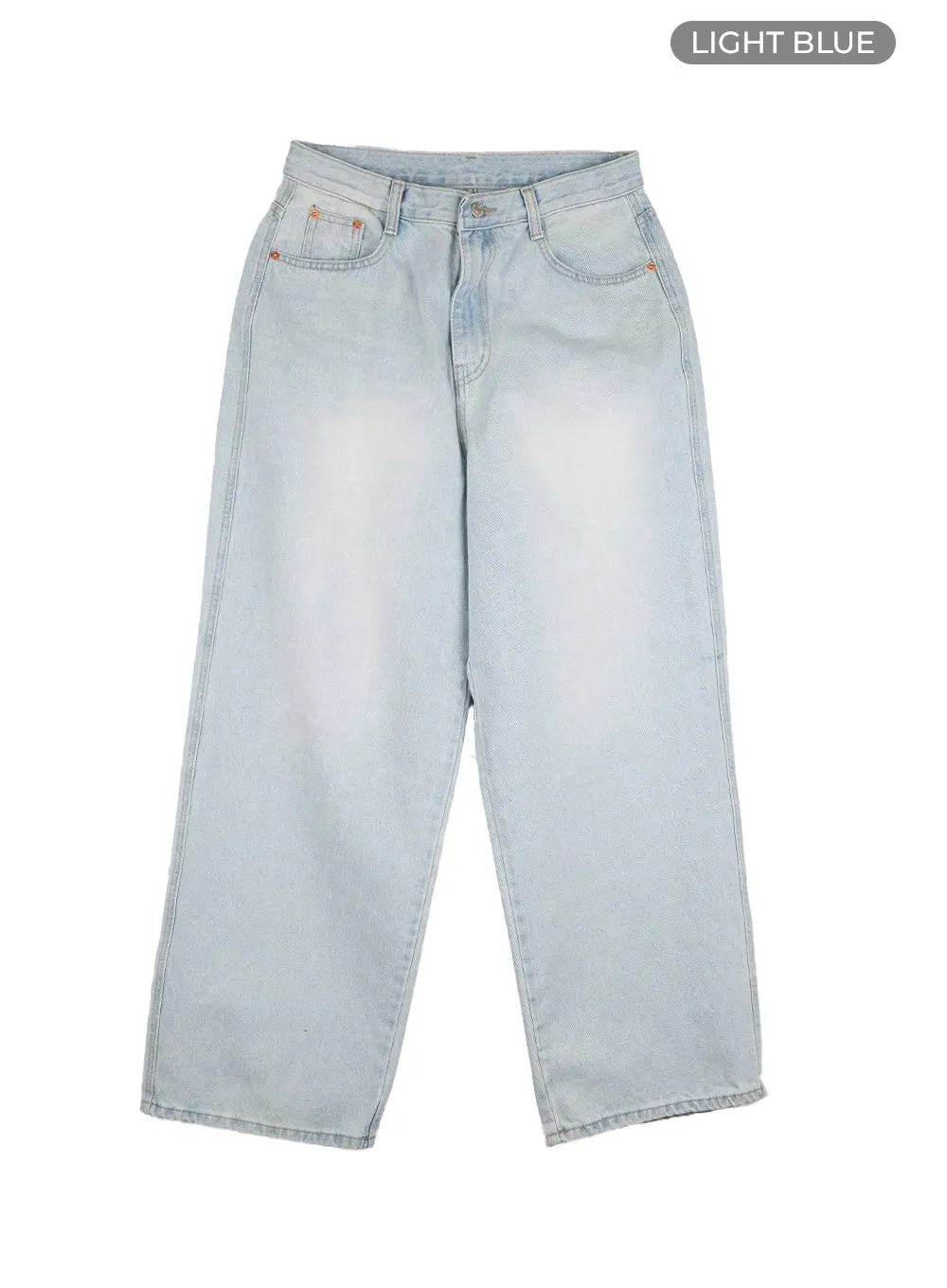 Low Rise Loose Fit Baggy Jeans CY431