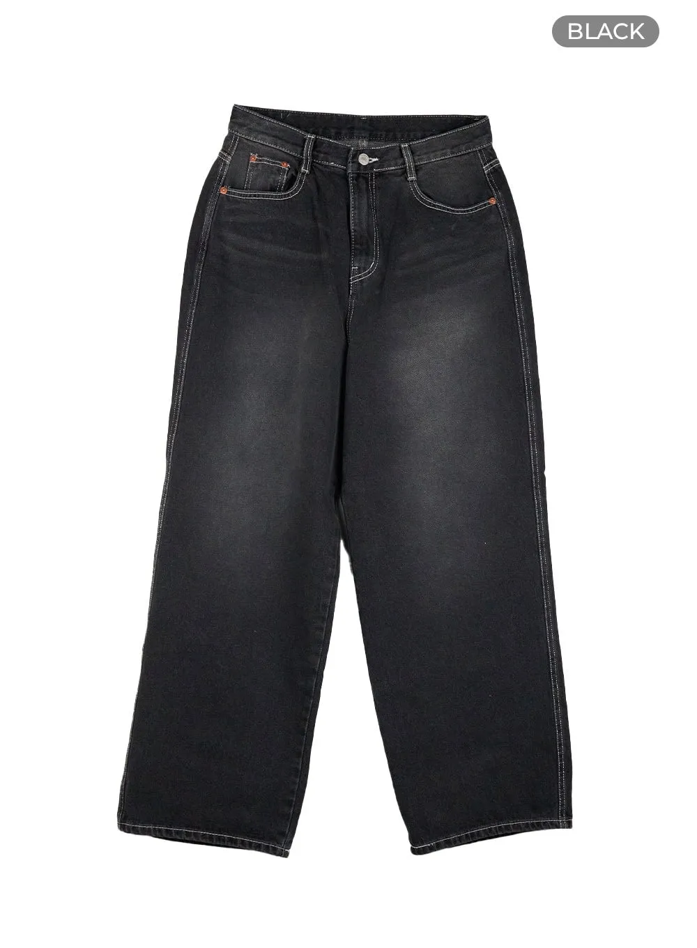 Low Rise Loose Fit Baggy Jeans CY431