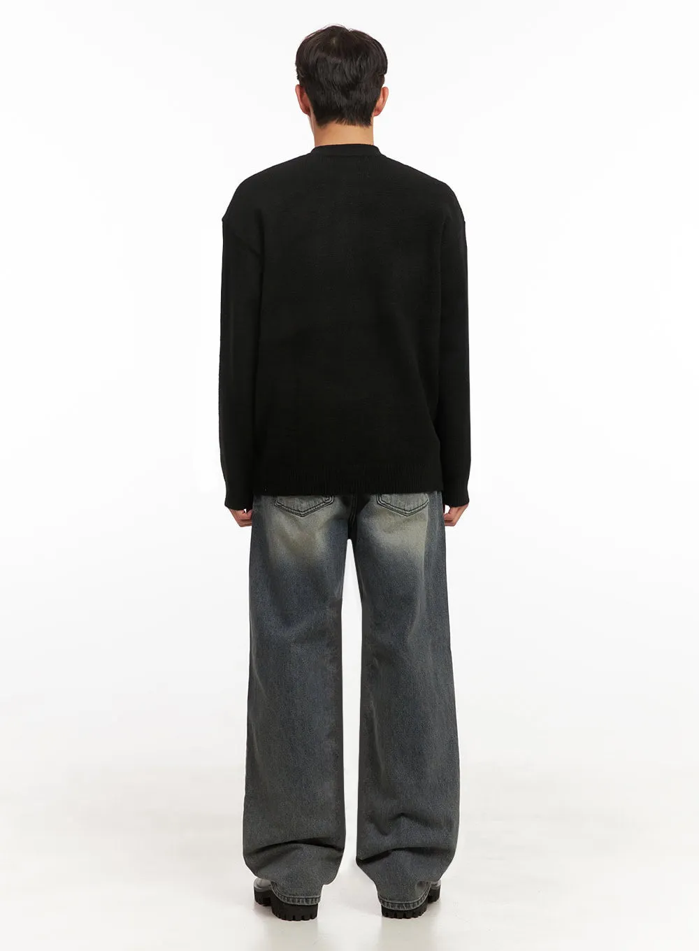 Men's Classic Buttoned Knit Sweater ID431