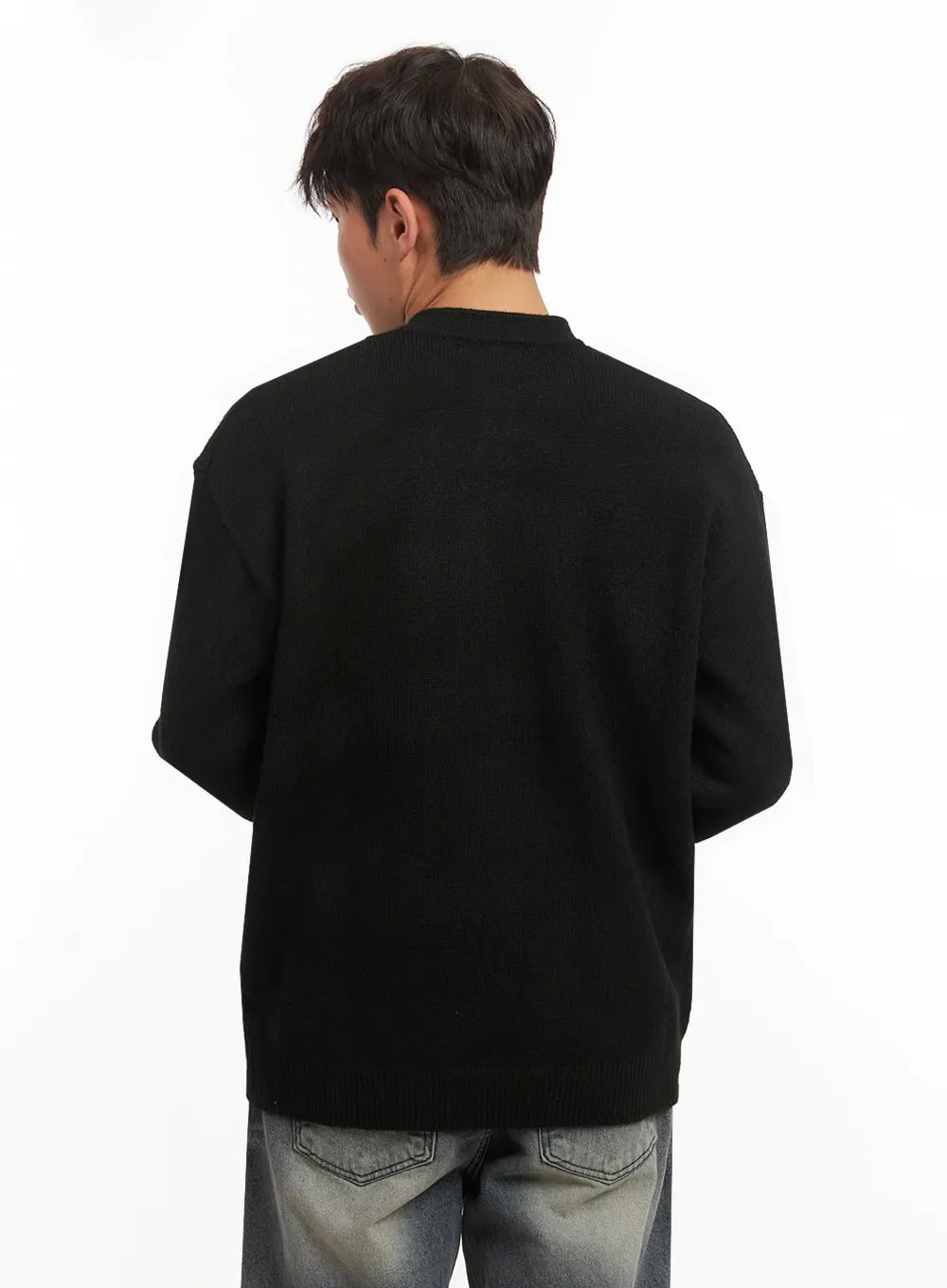 Men's Classic Buttoned Knit Sweater ID431