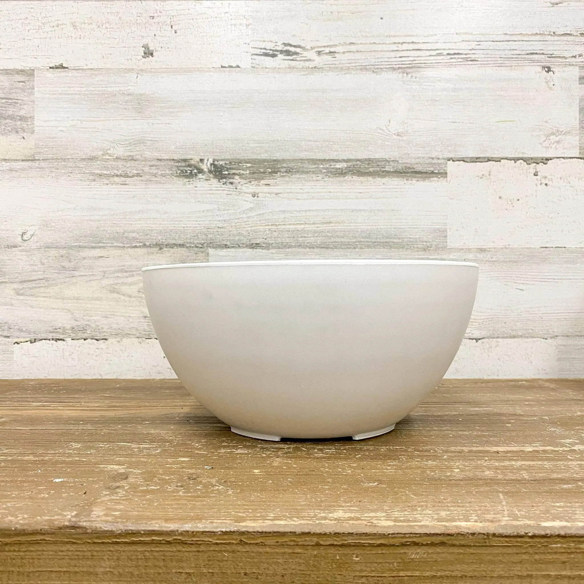 Napa Bowl Planter - White - 10-inches