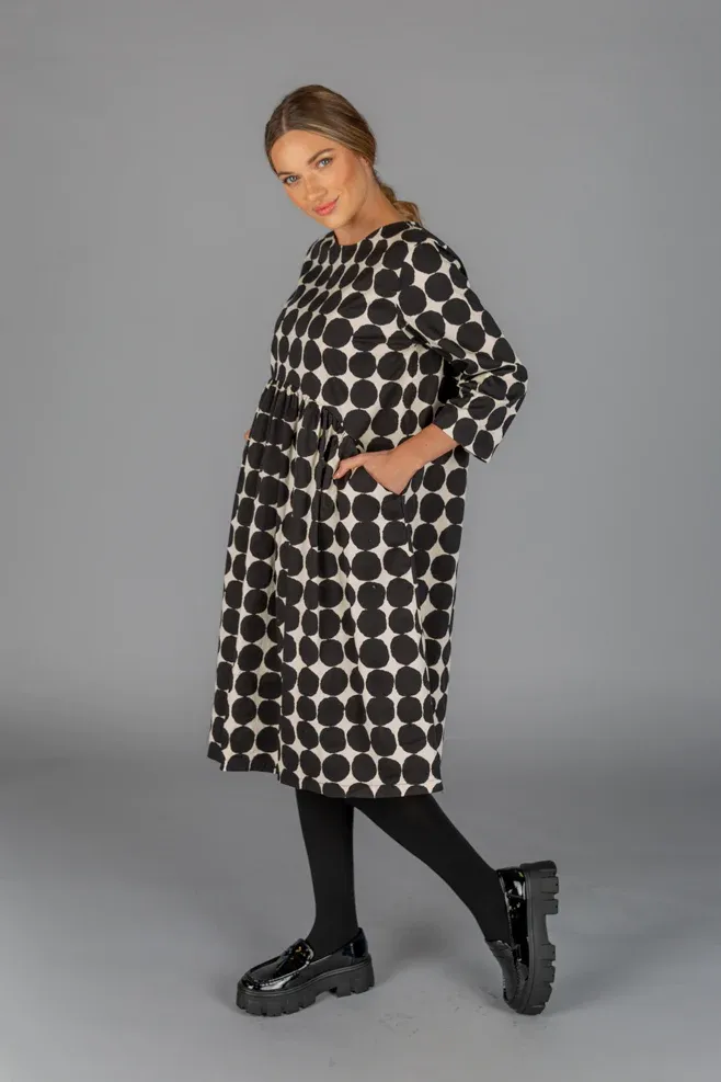 Paolo Tricot Sale, WT220842 Polka Dot Dress 50% Off Regular Price