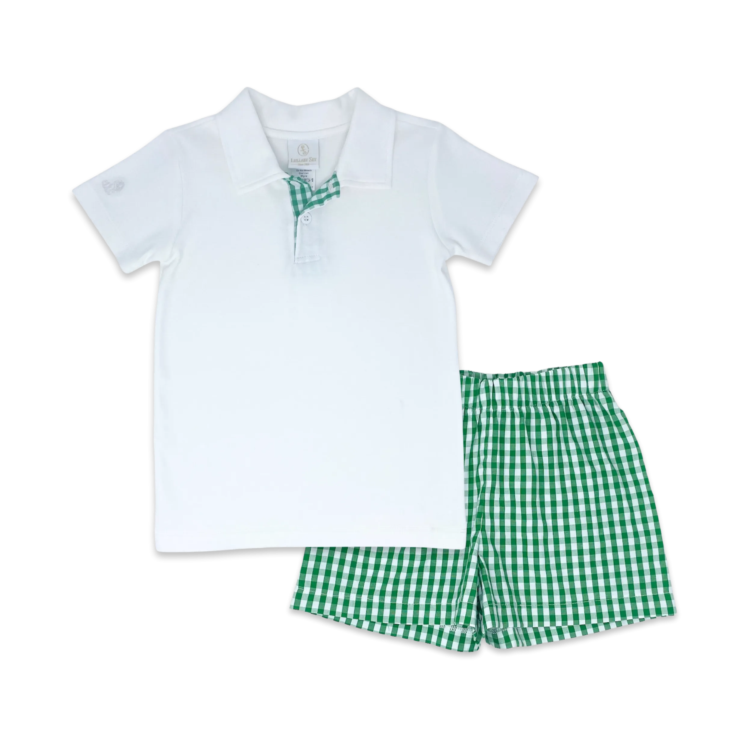 Parker Polo Set | Augusta Green Check (7, 8)