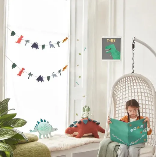 Small Triceratops Knitted Toy