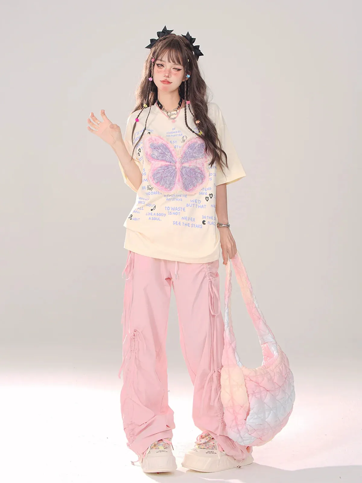 T-Shirt Phantom Butterfly Loose