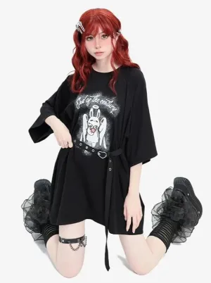 Top Loose Over Dark Black